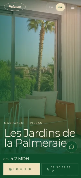 Palmeraie Immobilier — الهاتف 1